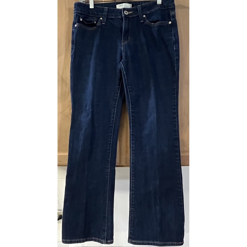 Levi's 545‎ Low Boot Cut Jeans Women 10 Medium Dark Wash Flap Pocket Denim